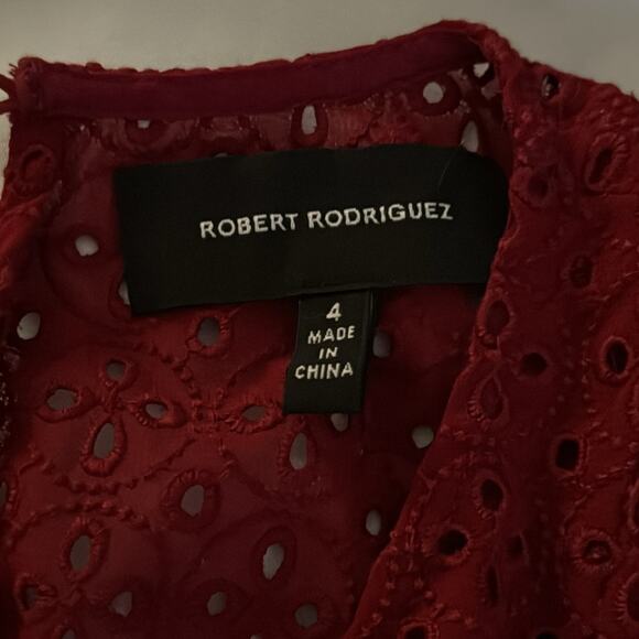 Robert Rodriguez | Laced Charlotte Top Size 4 - Picture 10 of 16